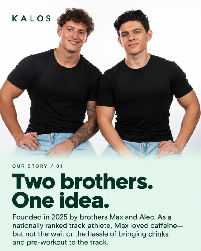 Kalos Focus founders Max and Alec share their story of starting the brand in 2025.